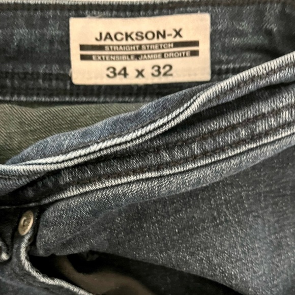 Buffalo David Britton straight leg jeans dark blue 34 waist 30.5 inseam - Picture 5 of 6